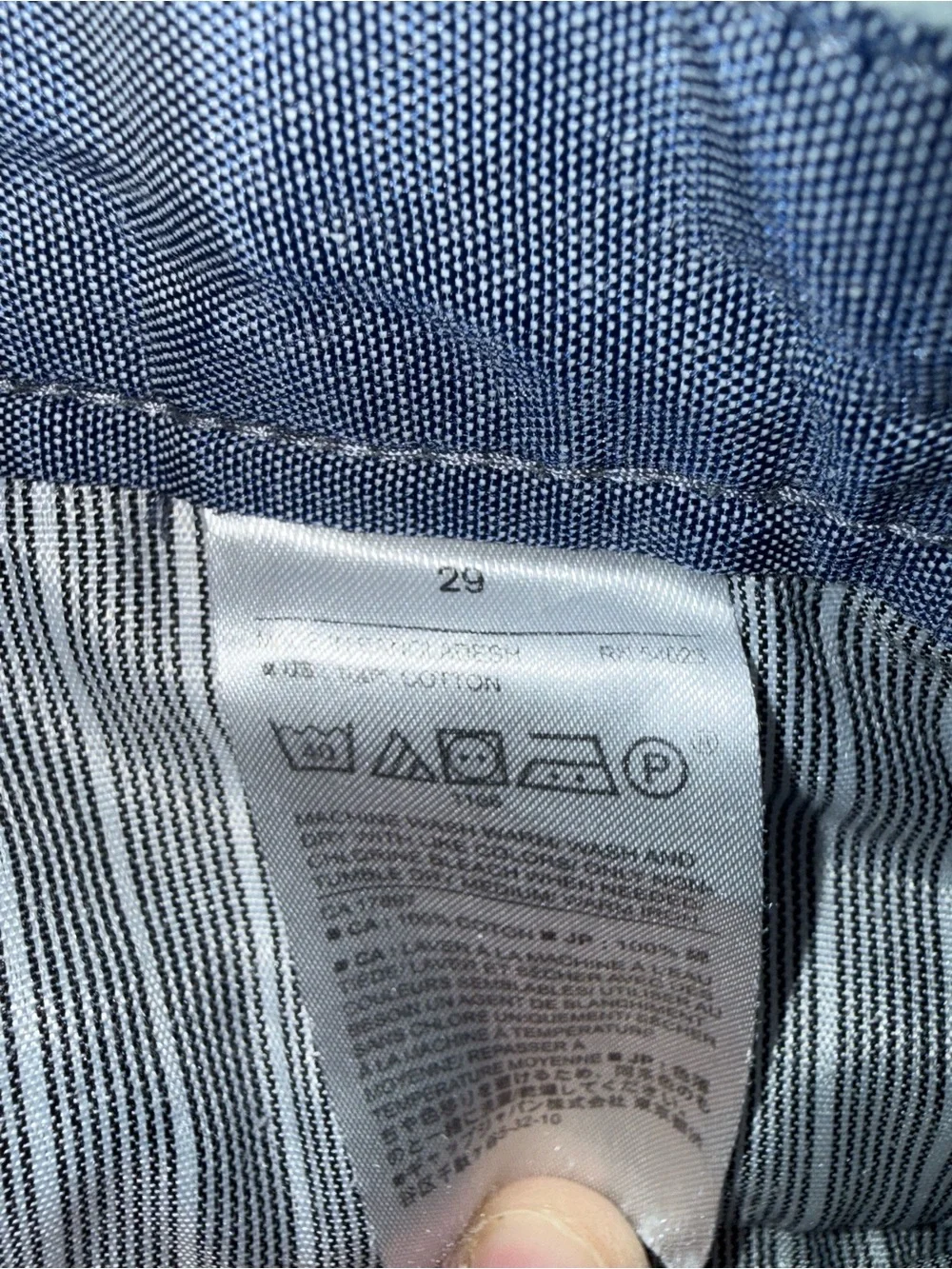 Banana Republic Men’s Emerson Short Light Blue Size 29 Flat Front Chino Shorts